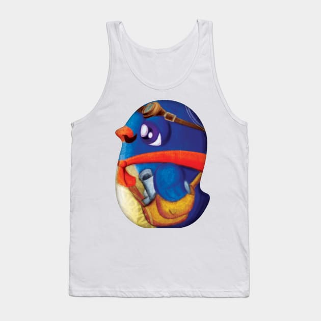 Courier Bird Tank Top by zoneo